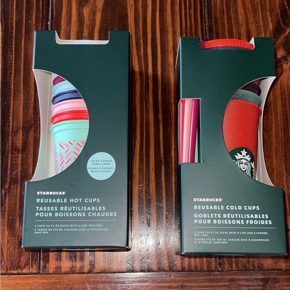 Starbucks color changing Christmas holiday cups